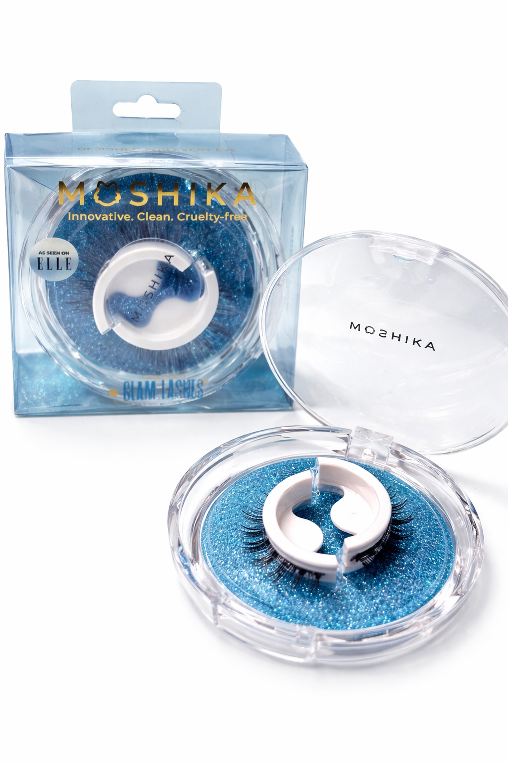 Self-Adhesive Glam Lashes | No Glue Vegan Seamless Lashes