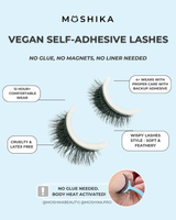 Self-Adhesive Seamless Glam Lashes (No-Glue)