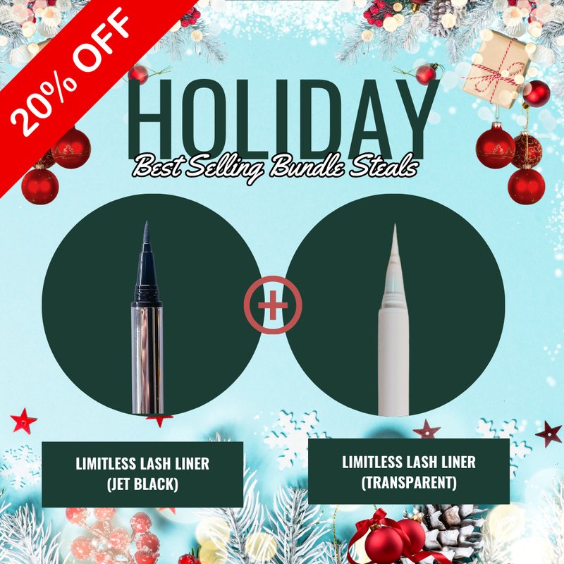 The Perfect Pair Holiday Bundle (Jet Black + Clear Liners)