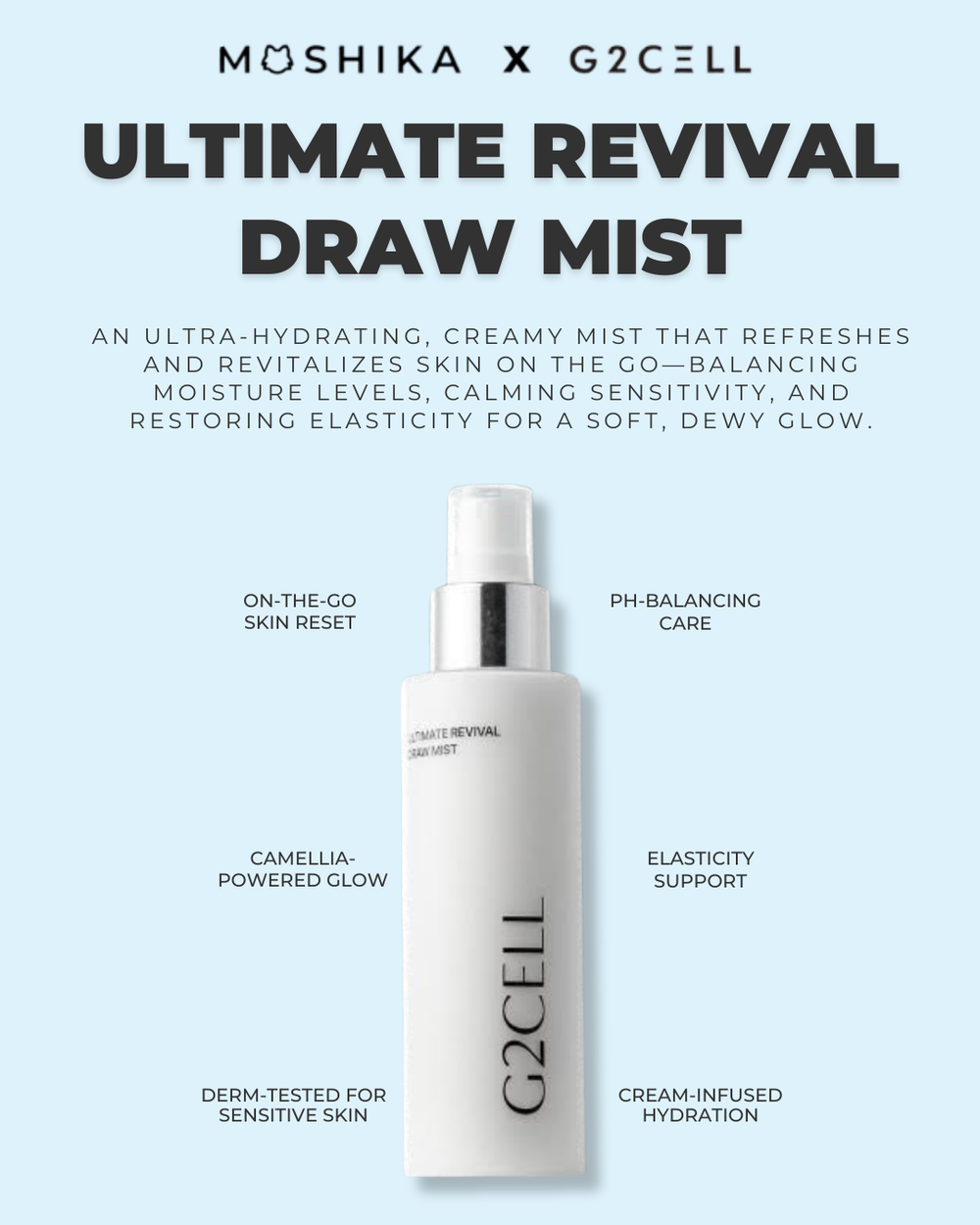 MOSHIKA X G2CELL Ultimate Revival Draw Mist – Moshika Beauty MOSHIKA X G2CELL Ultimate Revival Draw Mist – Moshika Beauty